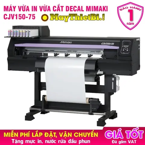 Máy In Mimaki Cjv150-75: Giải Pháp In & Cắt Decal Chuyên Nghiệp & Hiệu Quả Máy In Mimaki Cjv150-75: Giải Pháp In & Cắt Decal Chuyên Nghiệp & Hiệu Quả