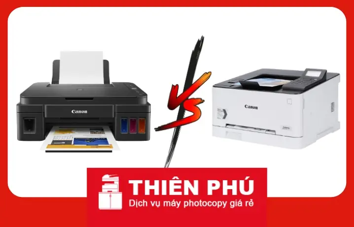 Máy In Phun Hay Máy In Laser: Nên Chọn Loại Nào Cho Từng Nhu Cầu Sử Dụng?