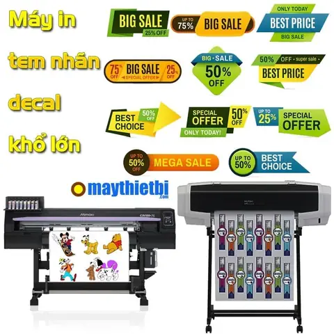 Máy In Tem Nhãn Decal: Top Lựa Chọn, Lưu Ý Khi Mua & Hướng Dẫn Sử Dụng