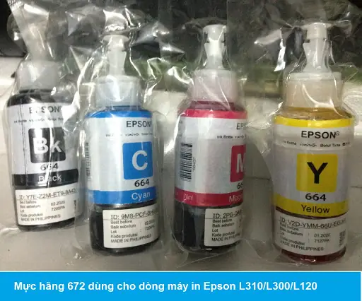 Mực In Máy Epson L310: Giá Tốt, Mã Mực T664 Chính Hãng & Hướng Dẫn Sử Dụng