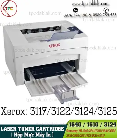 Mực Máy In Xerox 3124: Hướng Dẫn Chọn Mua, Thay Thế & Nạp Mực