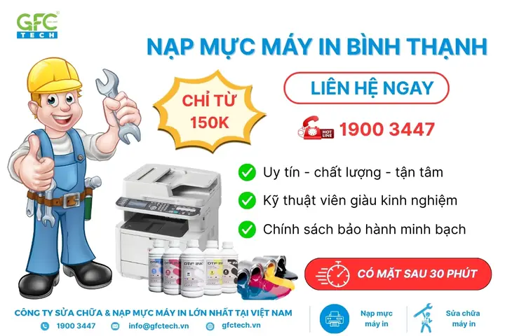 Nạp Mực Máy In Quận Bình Thạnh: Dịch Vụ Nhanh Chóng, Giá Tốt, Tận Nơi Nạp Mực Máy In Quận Bình Thạnh: Dịch Vụ Nhanh Chóng, Giá Tốt, Tận Nơi