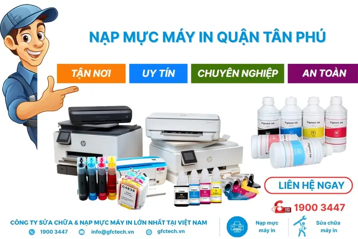 Nạp Mực Máy In Quận Tân Phú: Dịch Vụ Tận Nơi, Giá Rẻ, Nhanh Chóng 24/7 Nạp Mực Máy In Quận Tân Phú: Dịch Vụ Tận Nơi, Giá Rẻ, Nhanh Chóng 24/7
