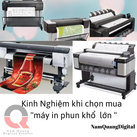 Nên Mua Máy In Phun Khổ Lớn Nào Tốt Nhất 2024: Chọn Đầu Phun & Loại Máy Phù Hợp