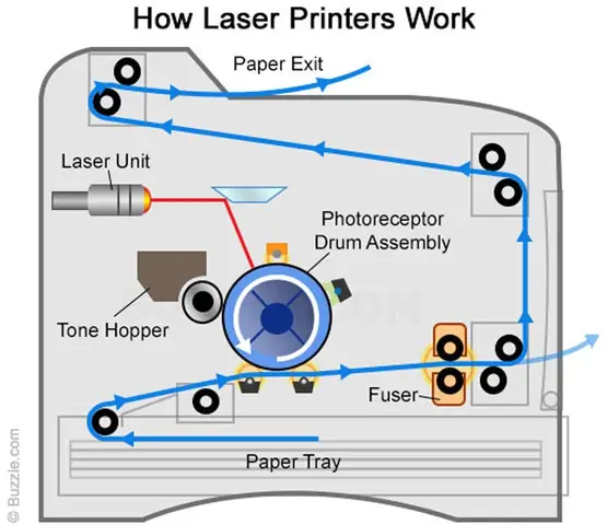 Nguyên Lý Hoạt Động Chi Tiết Của Máy In Laser: Cấu Tạo & Quy Trình