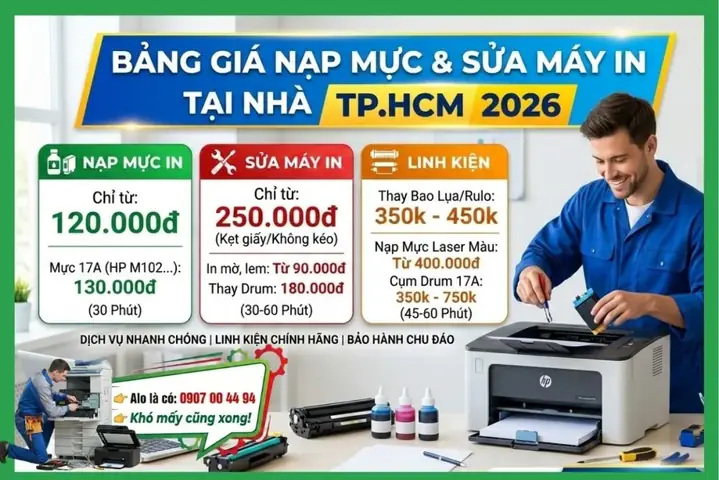 Sửa Máy In Quận 9: Dịch Vụ Tận Nơi, Uy Tín, Giá Rẻ Chuyên Nghiệp Sửa Máy In Quận 9: Dịch Vụ Tận Nơi, Uy Tín, Giá Rẻ Chuyên Nghiệp