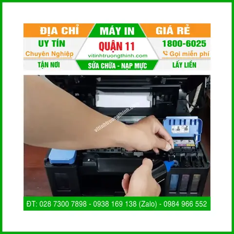 Nạp Mực Máy In Quận 11: Báo Giá & Dịch Vụ Tận Nơi Nhanh Chóng