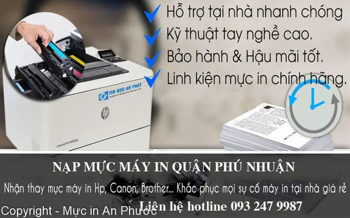 Nạp Mực Máy In Quận Phú Nhuận: Giá Tốt, Nhanh Chóng, Tận Nơi 24/7 Nạp Mực Máy In Quận Phú Nhuận: Giá Tốt, Nhanh Chóng, Tận Nơi 24/7